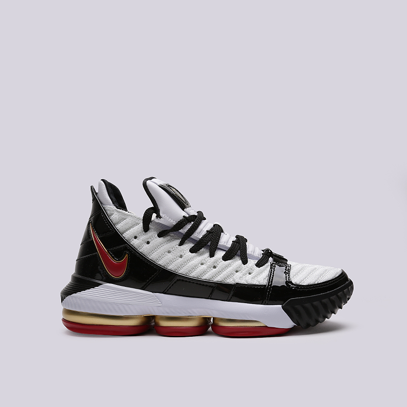 мужские белые баскетбольные кроссовки Nike Lebron XVI SB CD2451-101 - цена, описание, фото 1